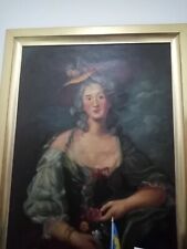 GRAND Portrait huile sur toile