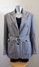 Veste / Blazer Prince de Galles avec Ceinture - Bershka