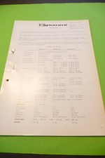 Service Manuel D'Instructions pour Dynacord Éminent I, II, Bass-King, Original