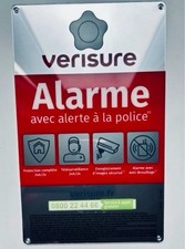 ? Plaque dissuasive alarme VERISURE 15x24cm Neuve ?
