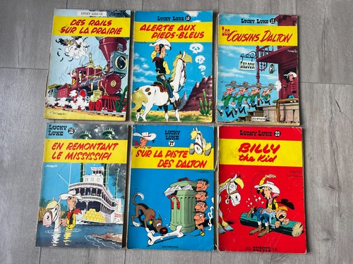 Lot lucky luke 1964 dos - bd,