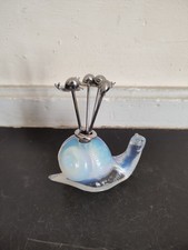 Porte-piques à escargot verre