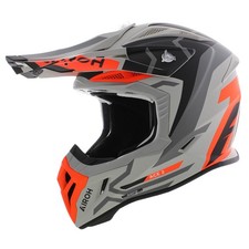 Casque Airoh Aviator Ace 2 MX Ground - Taille XL - gris mat orange