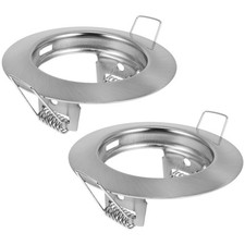  2 Pcs Cadre De Spots Fixation Plafonnier Luminaire Support Lumière