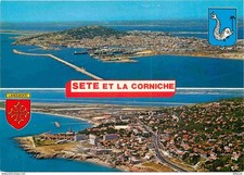 34 - Sète - La Corniche - Multivues - Blasons - CPM - Voir Scans Recto-Verso