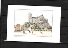 Cathédrale du Mans - Encart 1er jour -1994