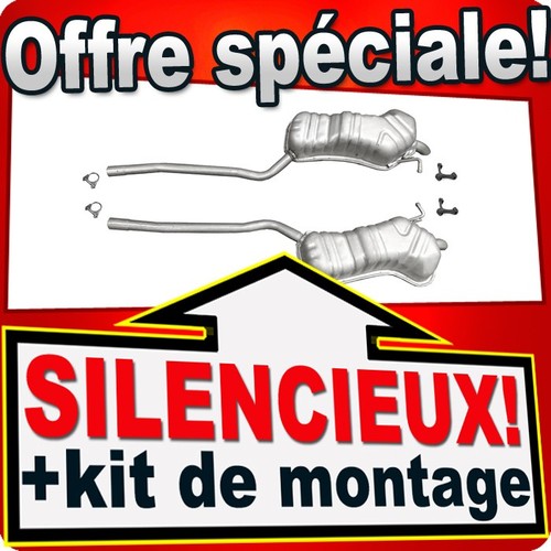 Silencieux arriere pour - arriere, vw