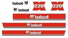 Bobcat x220 Stickers Adhésifs Kit Complet