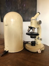 ANCIEN MICROSCOPE " WILD HEERBRUGG, SWITZERLAND " 