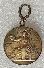 Medaille argent dore academie - argent,