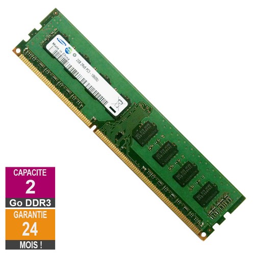 Barrette mémoire 2go ram - 2go, ddr3