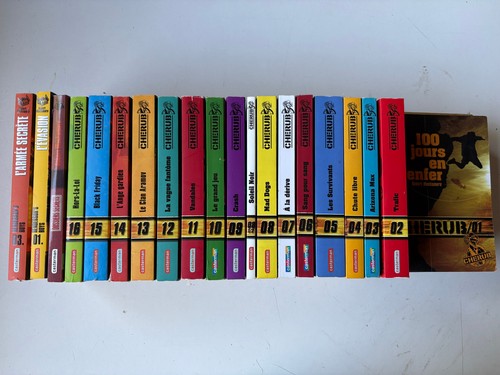 Lot livres cherub 1 à - 20,