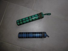 2 Trousses a crayons rondes rigide avec tirette