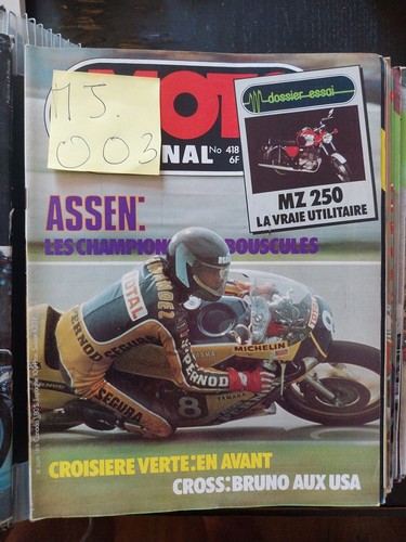 Moto journal 418 - moto, xs