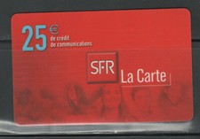 LA CARTE SFR 25 € - DIFFÉRENTS MODÈLES ou DATES - LUXE - Téléphone Télécarte