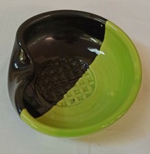 Cendrier Vintage Noir Et Vert