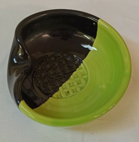 Cendrier vintage noir vert - cendrier,