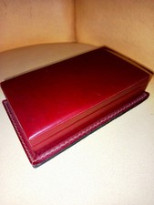 Coffret boite à cigares/cigarettes, en cuir