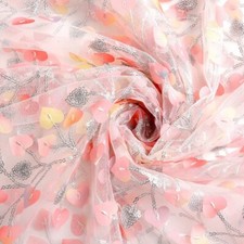 Tissu Maille Dentelle Sequins