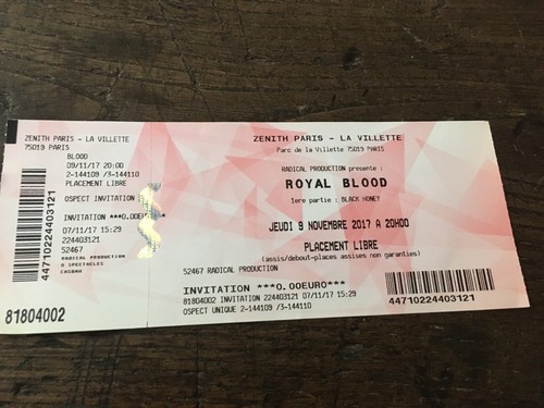 Royal blood zenith paris - blood,