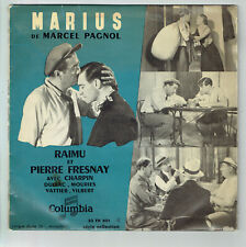 33T 25 cm MARIUS Disque PAGNOL RAIMU FRESNAY - LA PARTIE DE CARTE - COLUMBIA 501