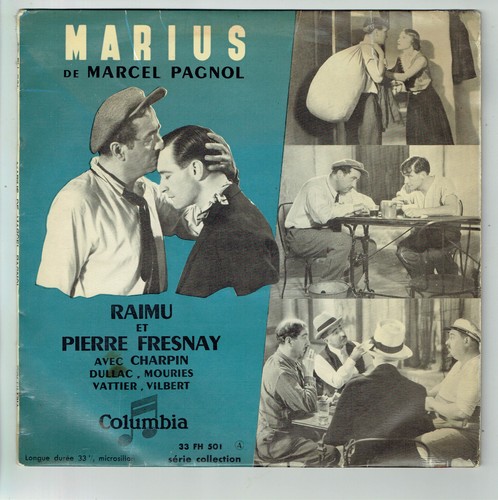 33t marius disque pagnol - marius,