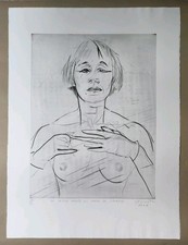 Gravure (Portraits Gravés n°23)_Beringer Gérard_La petite Agnès  1991 57x76