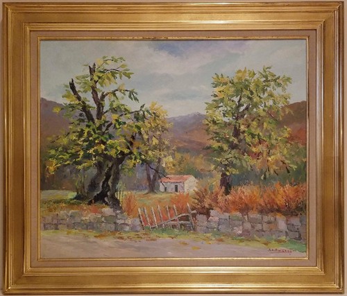 Huile sur toile - toile, de