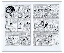 Affiche Sérigraphie Joost SWARTE Meanwhile Jopo de Pojo 175 ex signée 50x60cm