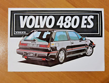 AUTOCOLLANT sticker Automobile VOLVO 480 ES aufkleber adesivo vintage 1986