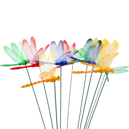 10pcs libellules piquet - 10pcs,