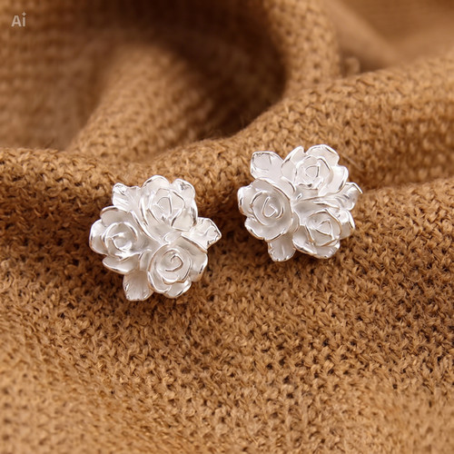 Boucles oreilles fleur - d’oreilles,