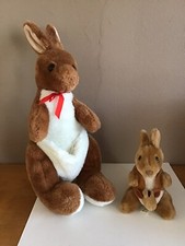 PELUCHE MAMAN KANGOUROU ET SON