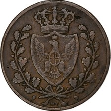 [#1049681] ITALIAN STATES, SARDINIA, Carlo Felice, 5 Centesimi, 1826, Turin, Cop