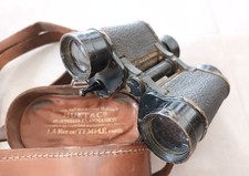 Militaria français 14-18 : jumelles Huet nominatives