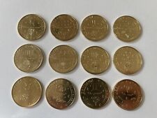 12 Jeton Médaille série Les signes du zodiaque  Monnaie de Paris 13 Aubagne