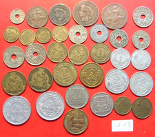 Lot  pièces de monnaies