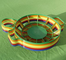 6 porte-assiettes verres