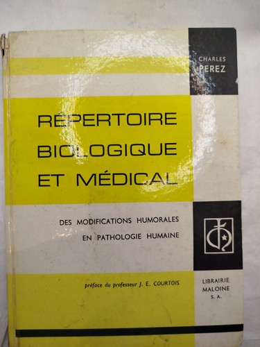 Livre répertoire biologique - livre,