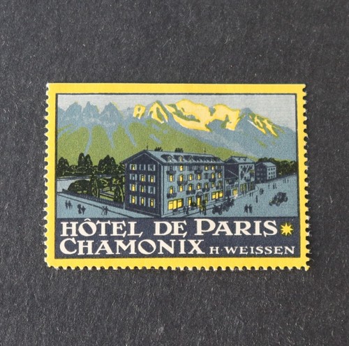 Ancienne étiquette hotel - hotel, de