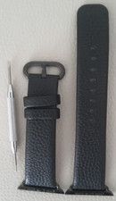 bracelet de montre en cuir 22mm neuf apple watch