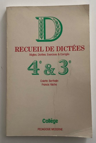 Recueil dictées exercices - recueil, de