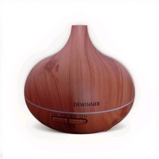 **DEWINNER  500ml DIFFUSEUR D’ARÔMES 7OPTIONS DE COULEUR LED HUILES ESSENTIELLES