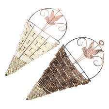  2 Pcs Maintiendeur Fleurs