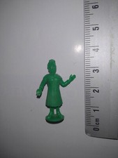 Figurine TINTIN 3 cm - dunkin – STENVAL 1971 - Castafiore - vert
