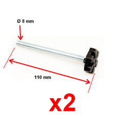 92250901 Pied avant lave vaisselle CANDY HOOVER ROSIERES (x2)