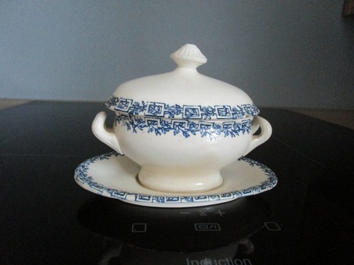Moutardier ancien faience - moutardier,