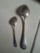 Couvert allemand WW2 ensemble fourchette cuillère marquage HMZ 39 Militaria