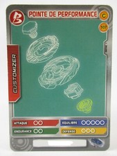 Carte Beyblade Battle Card Collection Série 1 - C 107 Pointe de Performance Fr