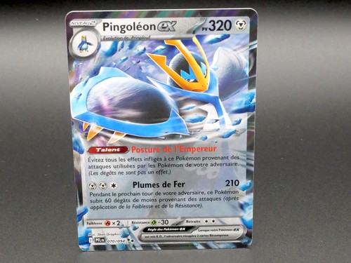 Carte pokémon pingoléon - pingoléon, ex